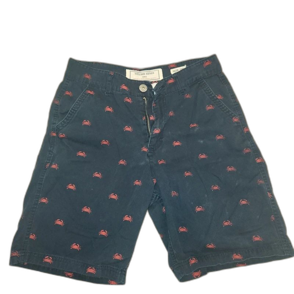 Vintage Genes chino crab beach coastal shorts